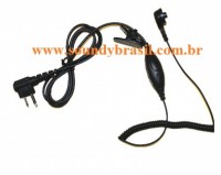 ProStar PSMA-4018M Fone de ouvido intra-auricular c/ Microfone PTT/VOX de lapela p/ MOTOROLA - Clique para ampliar a foto